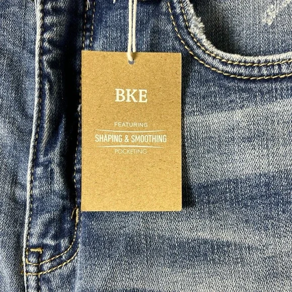 NWT BKE Women's Parker Universal Fit High-Rise Ankle Straight Stretch Jeans 31 - Picture 4 of 9